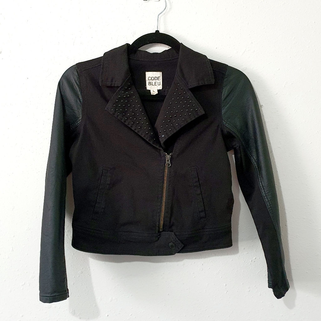 Code Bleu Black Moto Jacket